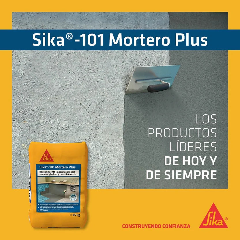 SIKA 101 MORTERO BLANCO PLUS X 25 KG