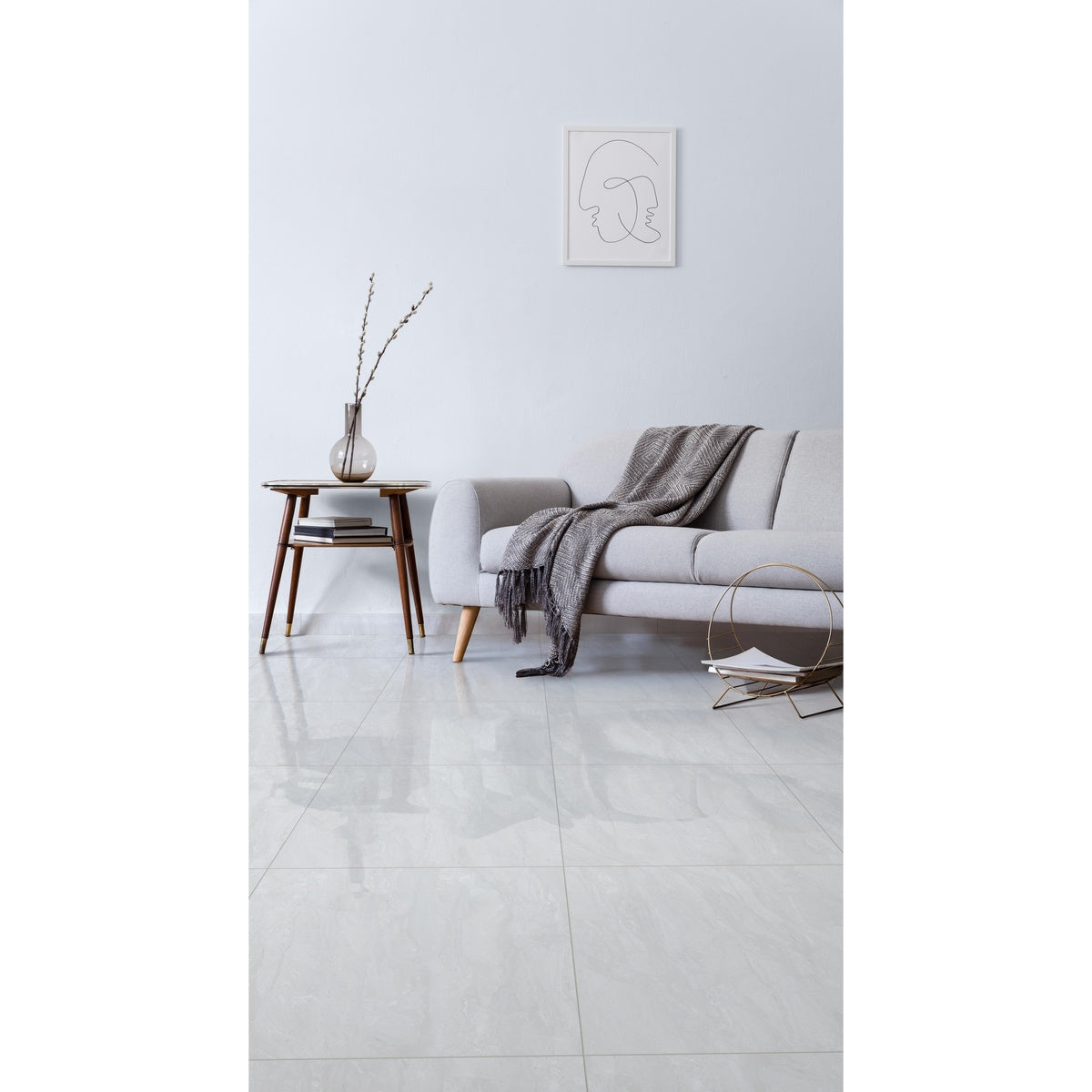 CAJA 1.8 MTS PISO PARRAL BLANCO CD 60X60 CALIDAD COMERCIAL