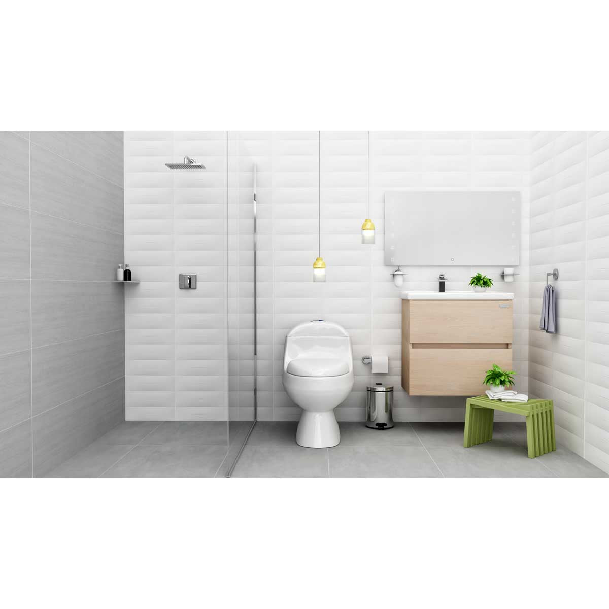 CAJA 1,80 M2 PISO METROPOLI GRIS CD 60 X 60