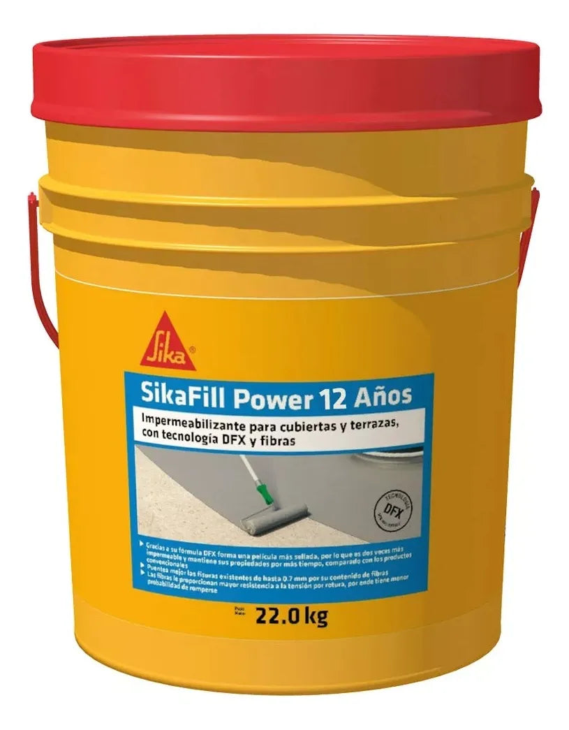 SIKAFILL 12 POWER ROJO 22 KG