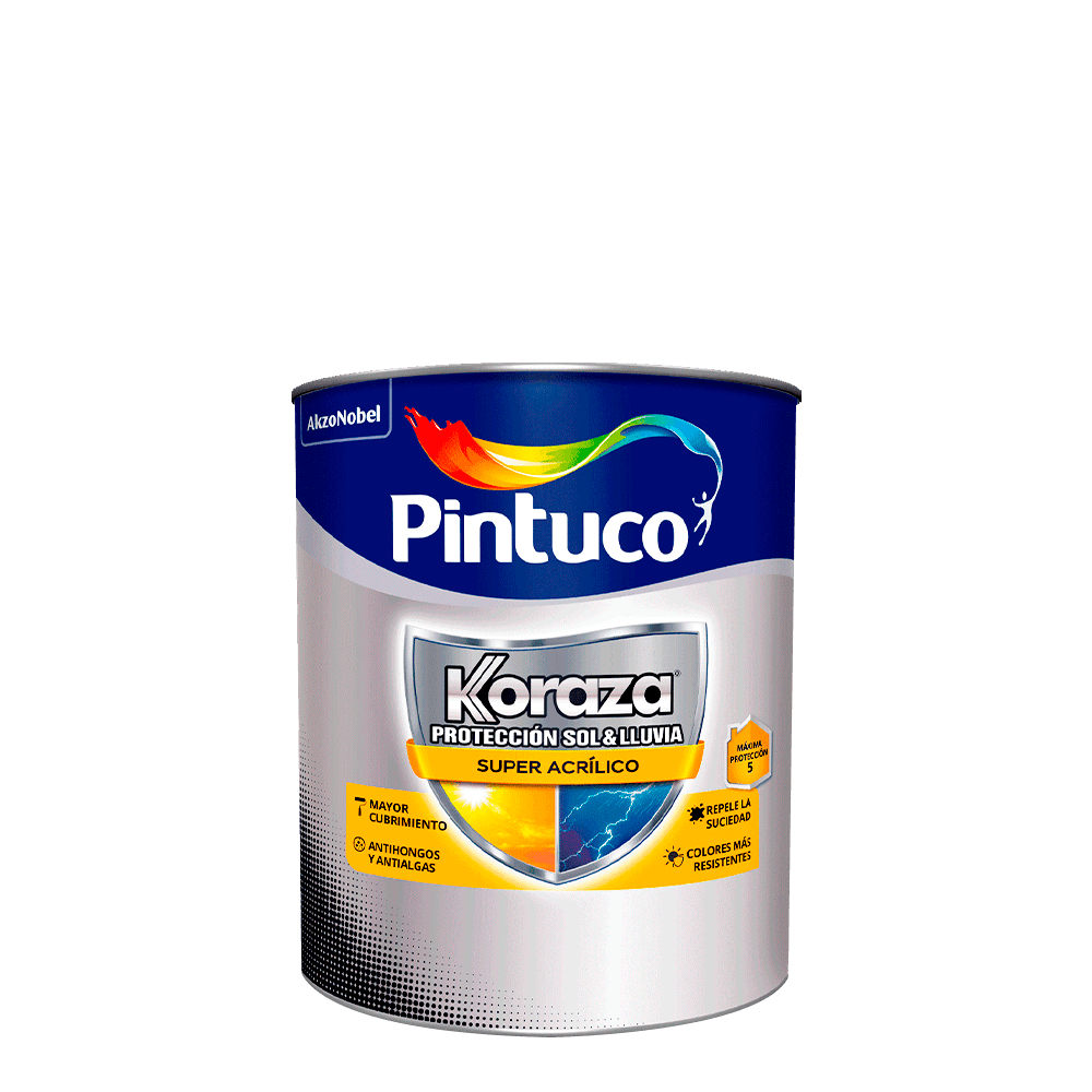 CUÑETE 5 GLS ICOLATEX BLANCO