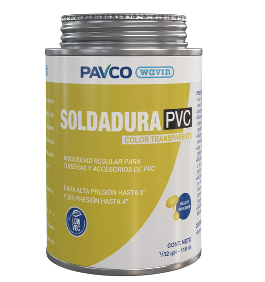 SOLDADURA CPVC 112 Grm, 1/32 gal,