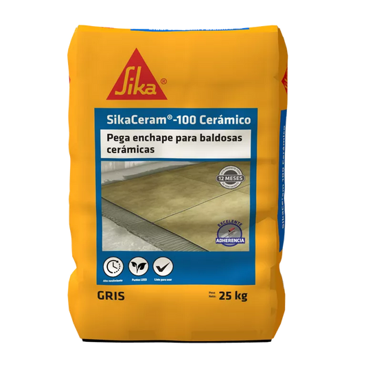 SIKACERAM 100 CERAMICO GRIS X 25KG
