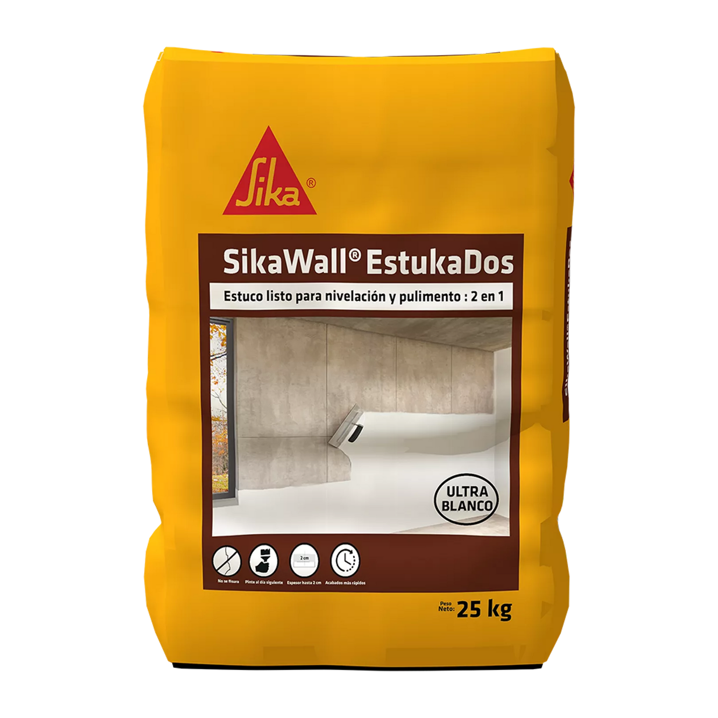 SIKAWALL ESTUKADOS X 25 KG