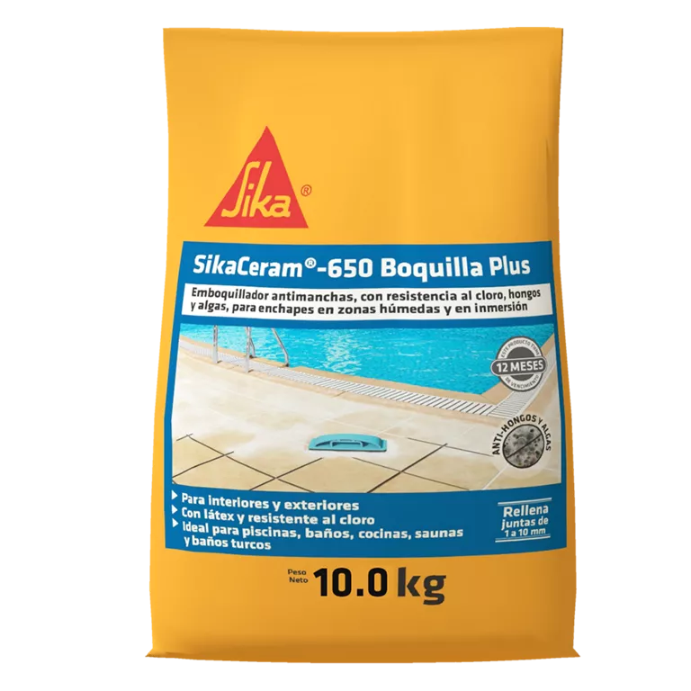 SIKACERAM 650 BOQUILLA PLUS BCO X 10 KG