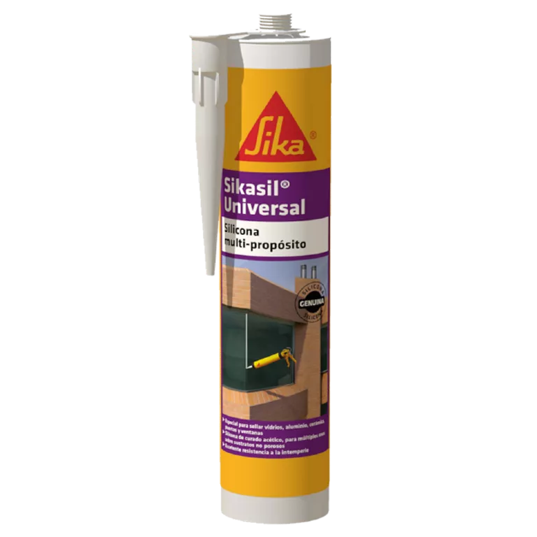 SIKASIL UNIVERSAL TRANSPARENTE CARTUCHO 280 ML