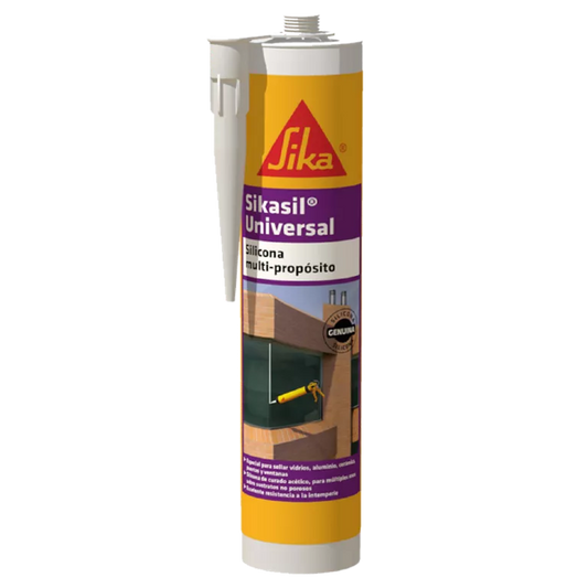 SIKASIL UNIVERSAL TRANSPARENTE CARTUCHO 280 ML