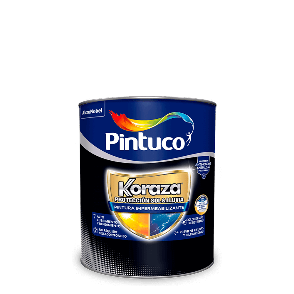 CUÑETE 5 GL KORAZA NEGRO