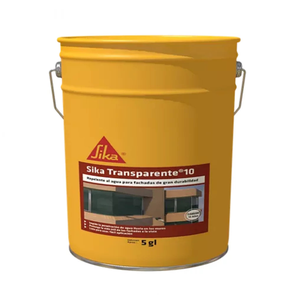 SIKA TRANSPARENTE 10 X 16 KG 5 GALONES