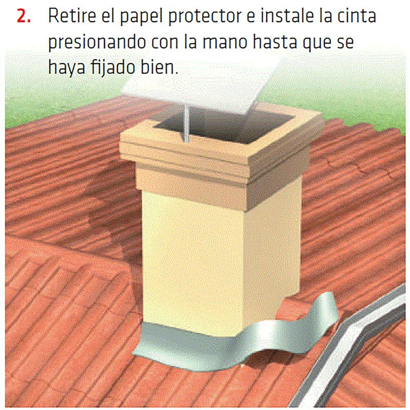 CINTA SIKA MULTISEAL 15 CM X 10 MTS ALUMINIO