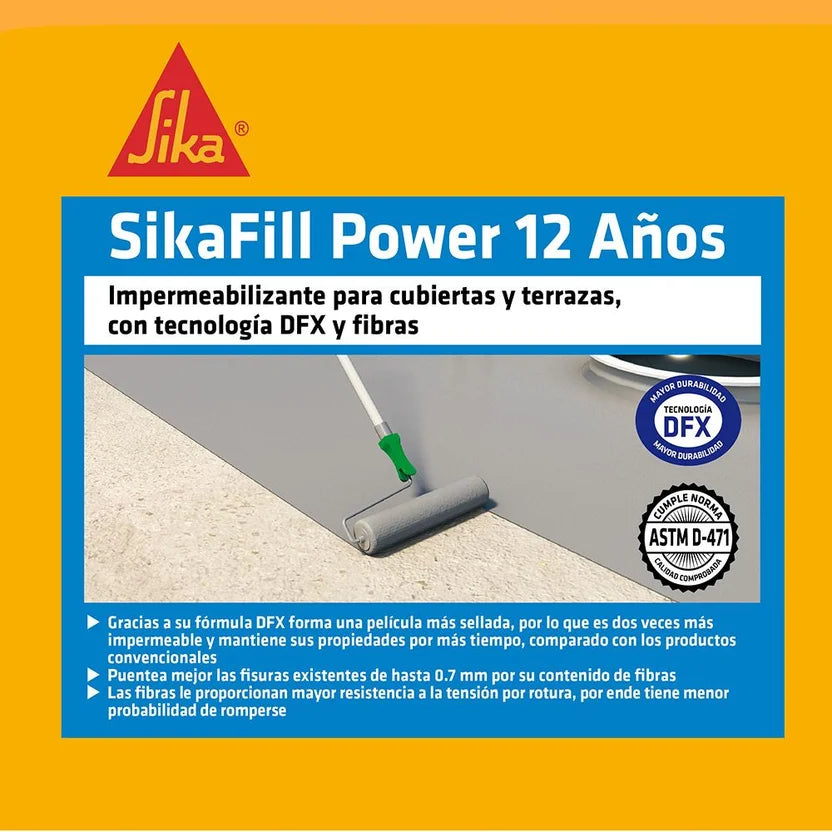 SIKAFILL 12 POWER GRIS 5 GL (22 KG)