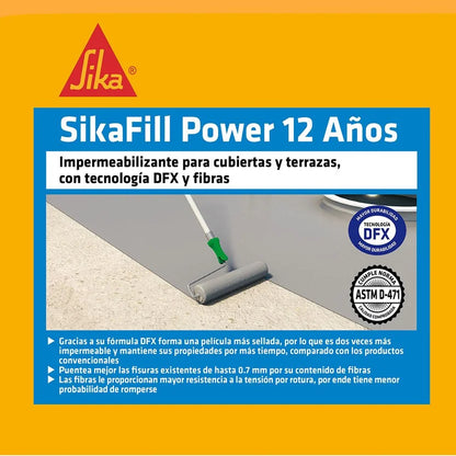 SIKAFILL 12 POWER GRIS 5 GL (22 KG)